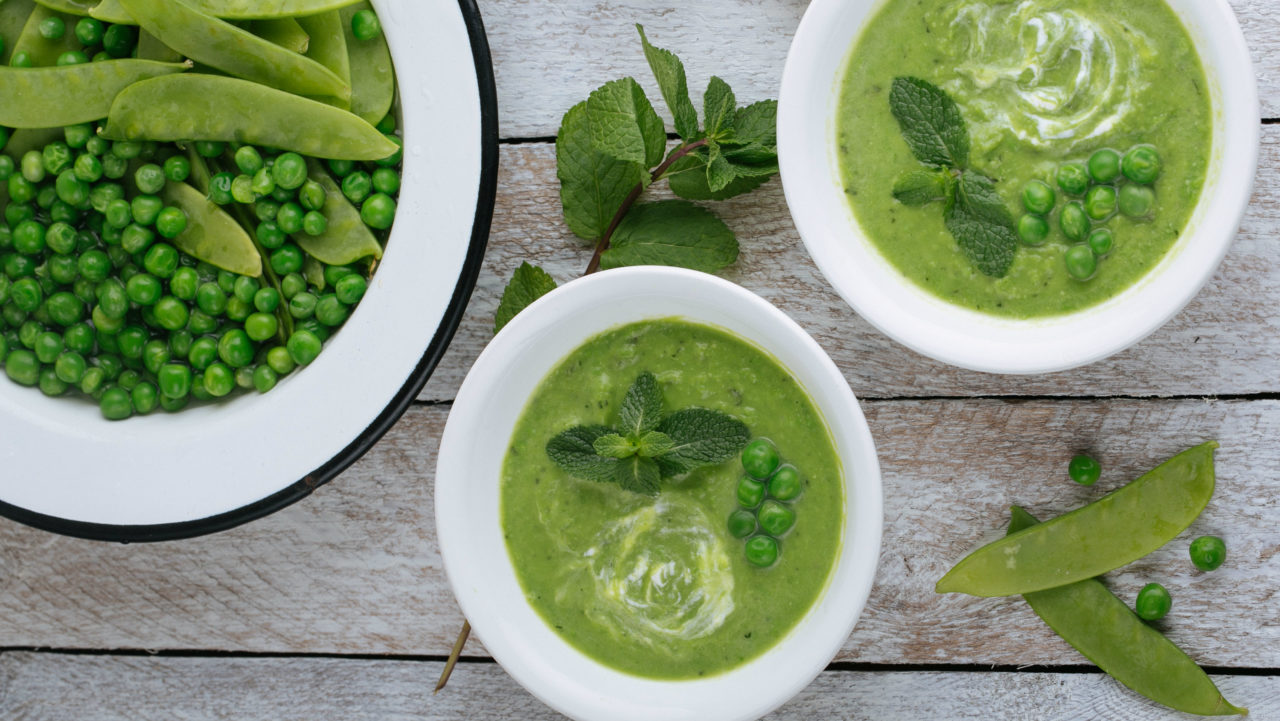 Green Pea + Mint Soup - - Recipe from BostonChefs.com - recipes from ...