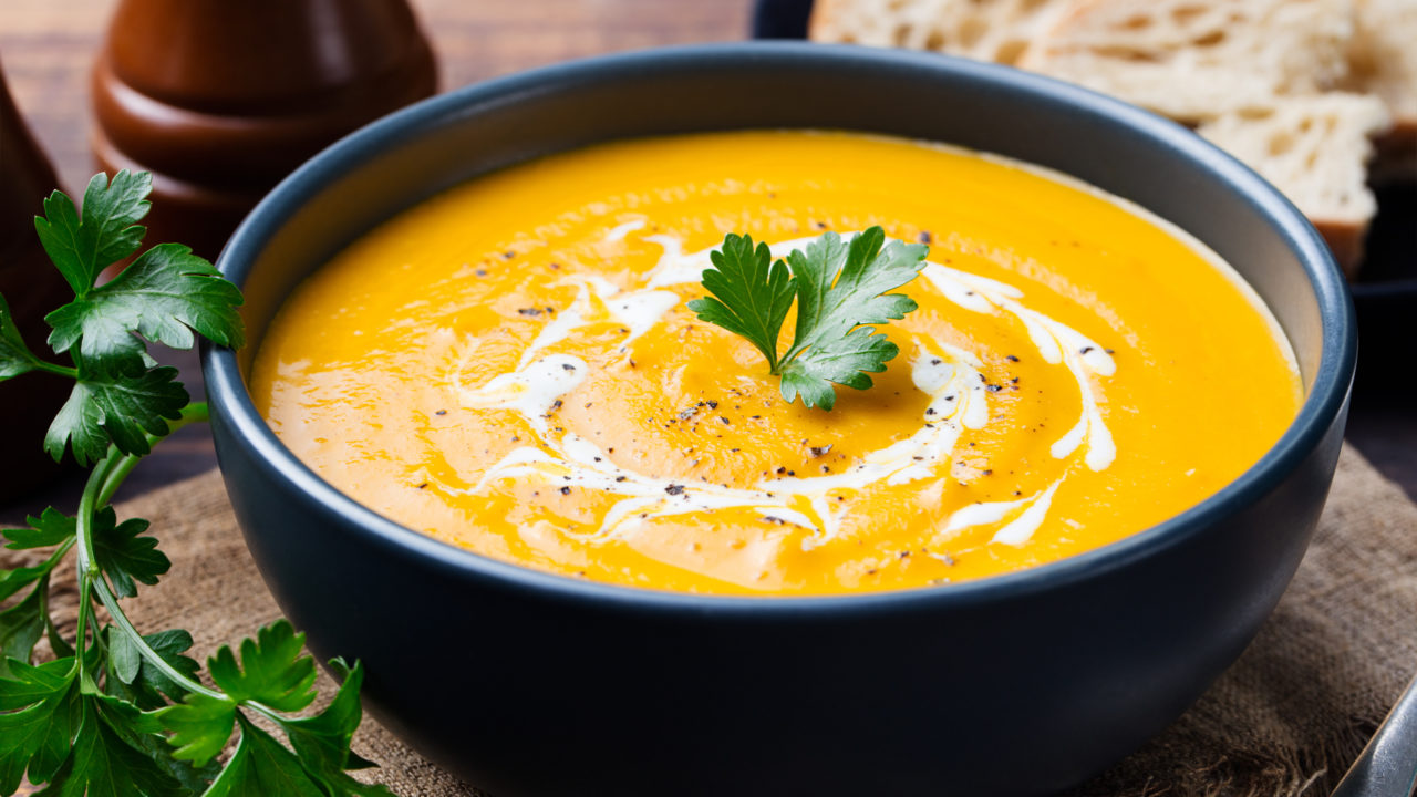 Roasted Butternut Squash and Apple Bisque