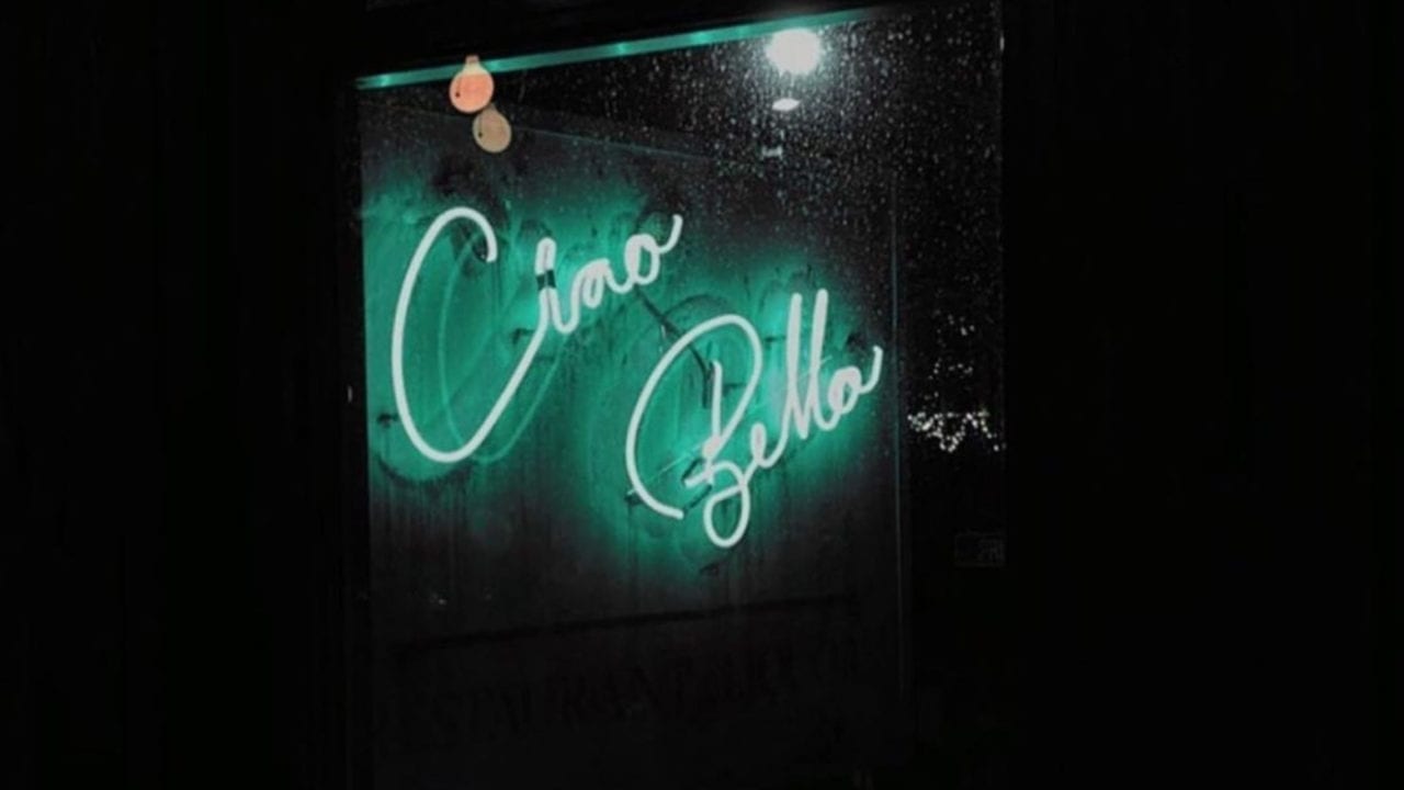 Ciao Bella Neon Sign