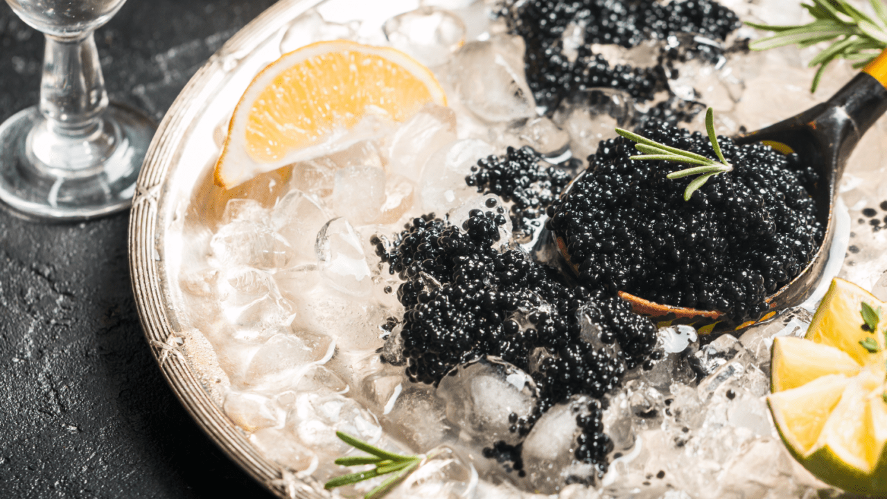 Glass Caviar Service