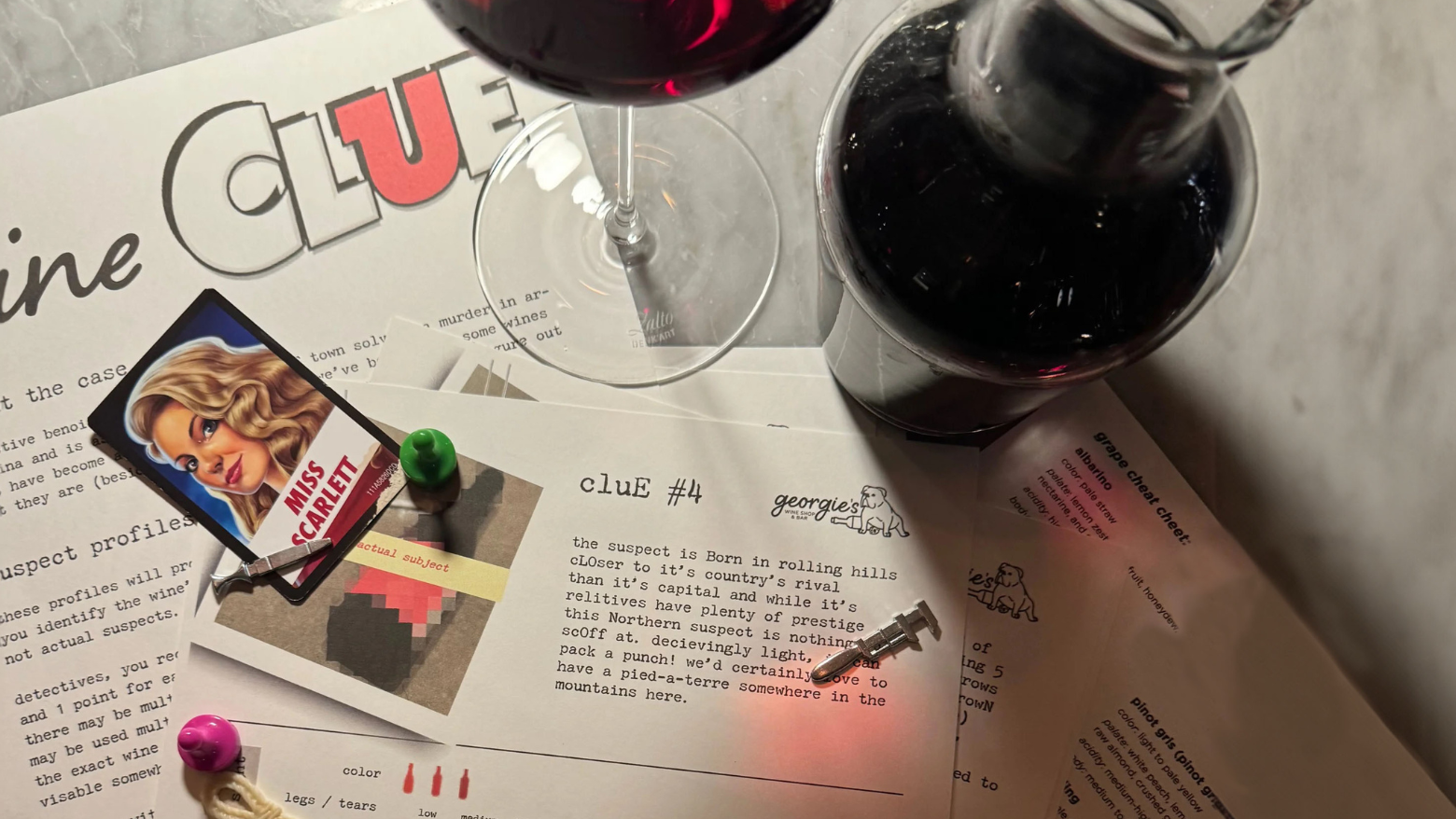 波士顿餐厅新闻和活动：红酒线索游戏